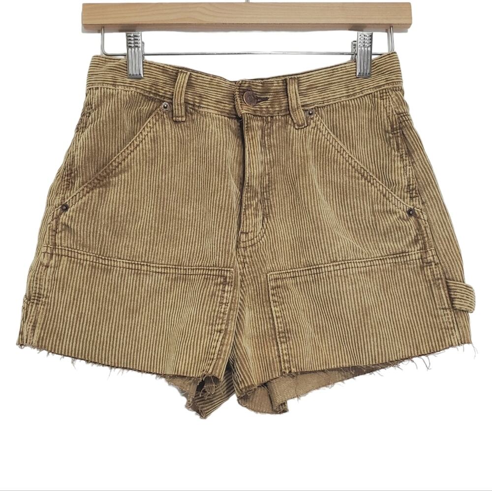 BDG | Carpenter Cut Off Raw Hem Corduroy Shorts